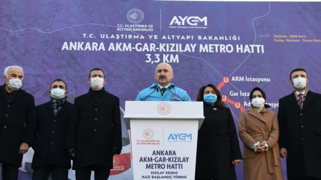 Keçiören'den Kızılay'a aktarmasız metro