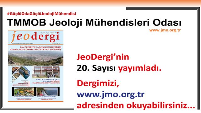 Jeodergi’nin 2021 Ocak sayısı yayınlandı