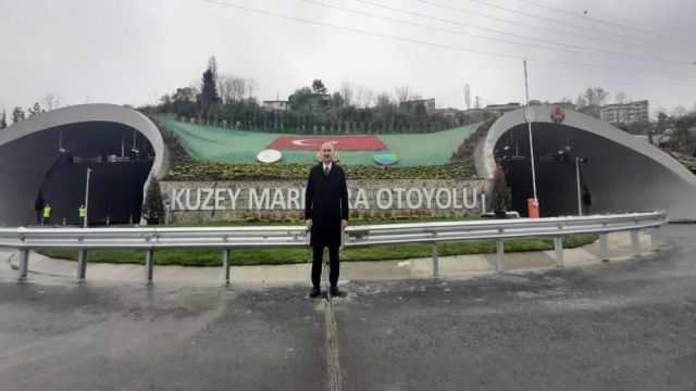 Bakan Karaismailoğlu Kuzey Marmara Otoyolu'nda İncelemelerde Bulundu!