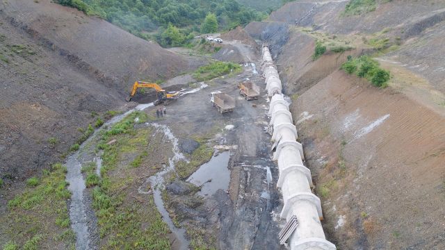 Balıkesir Geyikli Göleti’nde İnşaat Çalışmaları!