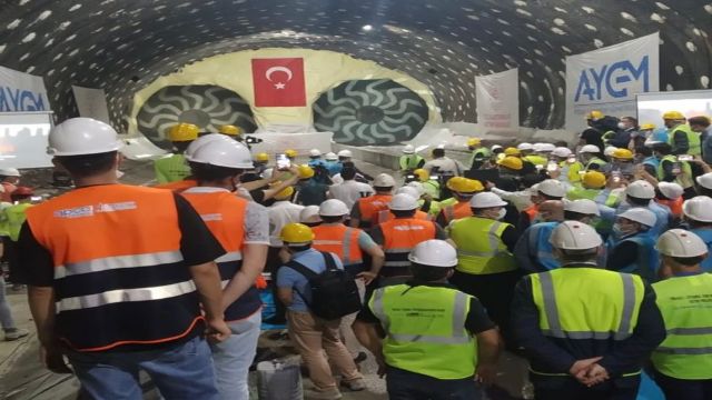 Halkalı Metrosunda TAM Çıkış Töreni