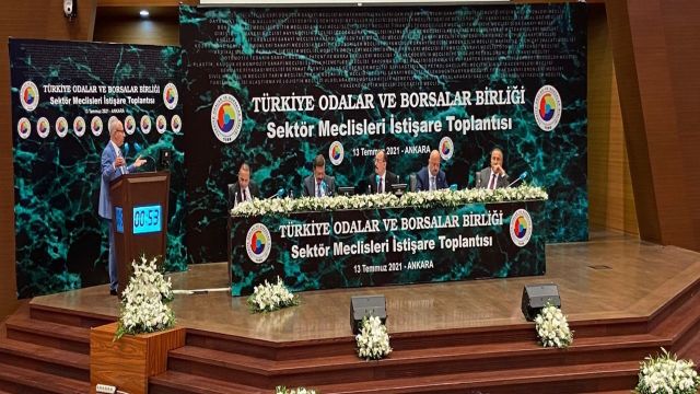 TOBB Türkiye Madencilik Meclisi Başkanı İbrahim Halil Kırşan...