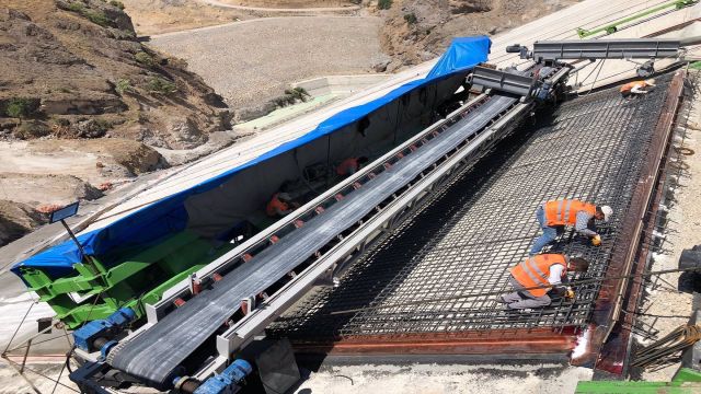 Malatya Yoncalı Barajında Ön Yüz Beton İmalatı Başladı!