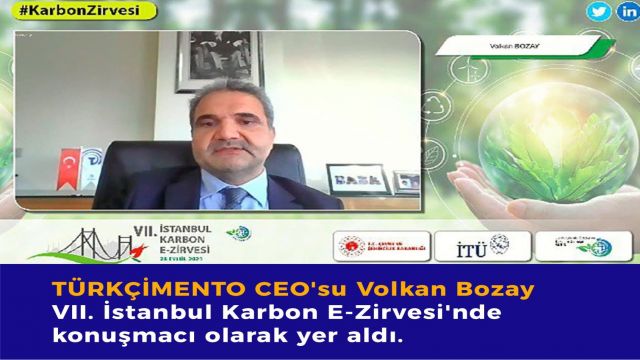 TÜRKÇİMENTO CEO’su Volkan Bozay Karbon E-Zirvesi’nde!