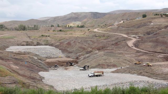 Sivas-Kartalkaya Barajı’nda Çalışmalar Devam Ediyor!