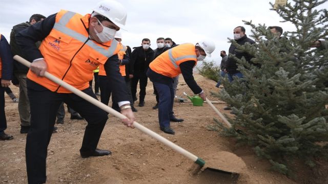 Burdur’da Maden Rehabilitasyon Alanı Fidan Dikimi ve Proje Tanıtım Töreni Gerçekleştirildi