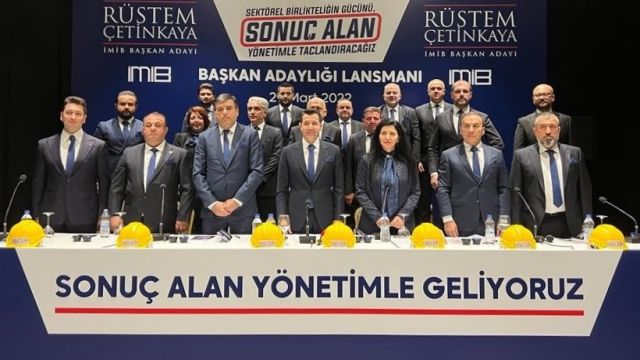 İMİB Başkan Adayı Rüstem Çetinkaya, Aday Yönetim Kadrosunu Açıkladı