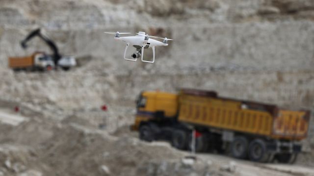 MAPEG Drone İle Maden Sahalarını Denetlemeye Devam Ediyor