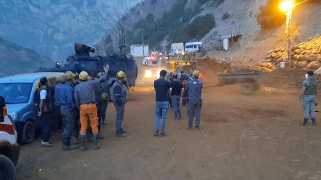 Hakkari'deki Çinko Madeninde Göçük Meydana Geldi!