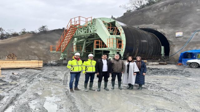 Muslu-Filyos Arasındaki Tünel Açma Çalışmaları Sürüyor