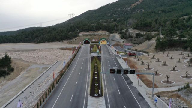 Denizli Çevre Yolu ve Honaz Tüneli Açıldı