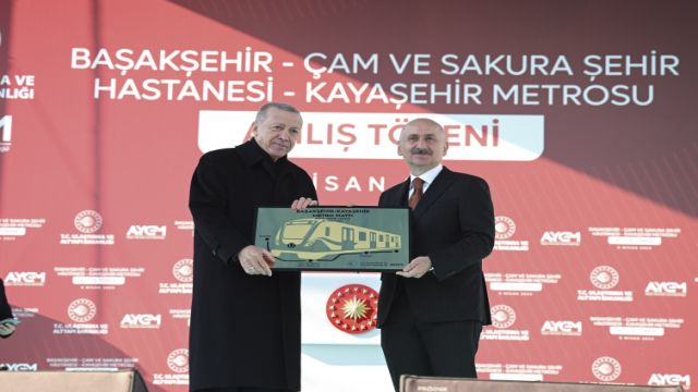 Başakşehir-Kayaşehir Metro Hattı Açıldı