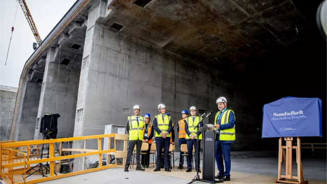 Danimarka ve Almanya Arasındaki Fehmarn Belt Tünelinin İlk Etabı Tamamlandı