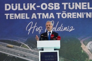 Dülük-OSB Tüneli Temel Atma Töreni Gerçekleşti